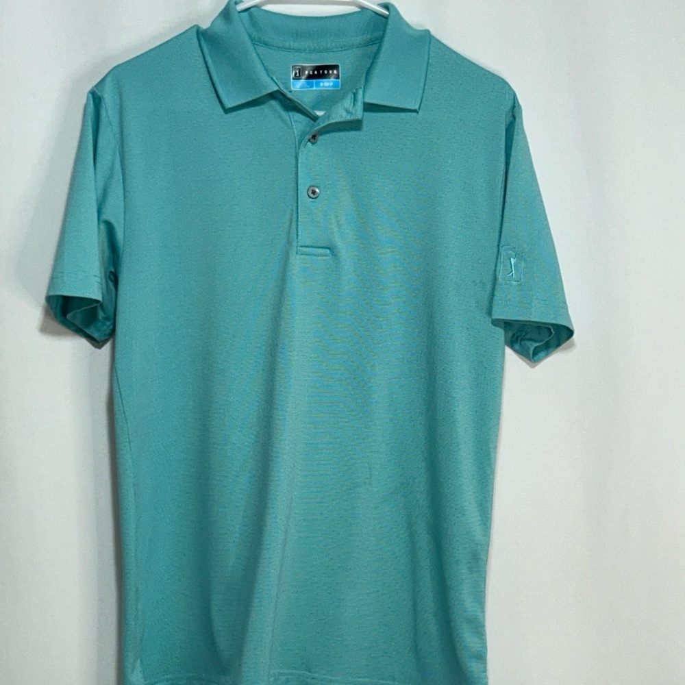 PGA Tour Blue Performance Polo Shirt